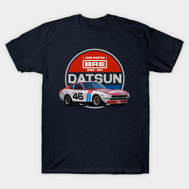 BRE John Morton Datsun 240z T-Shirt by Ajie Negara